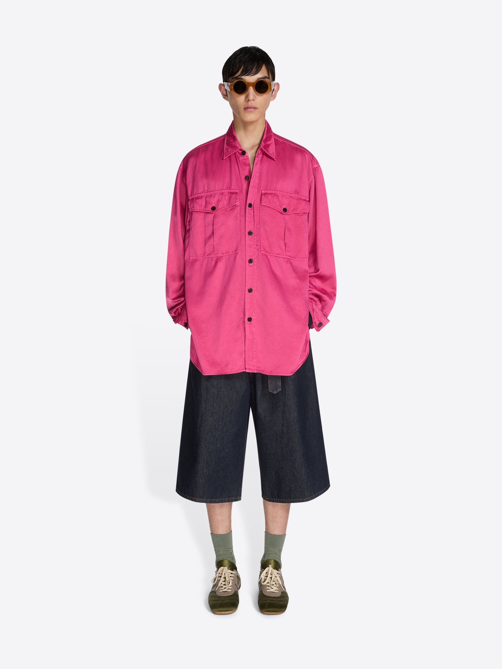 Overdyed Cupro Shirt