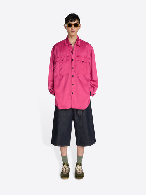Overdyed Cupro Shirt