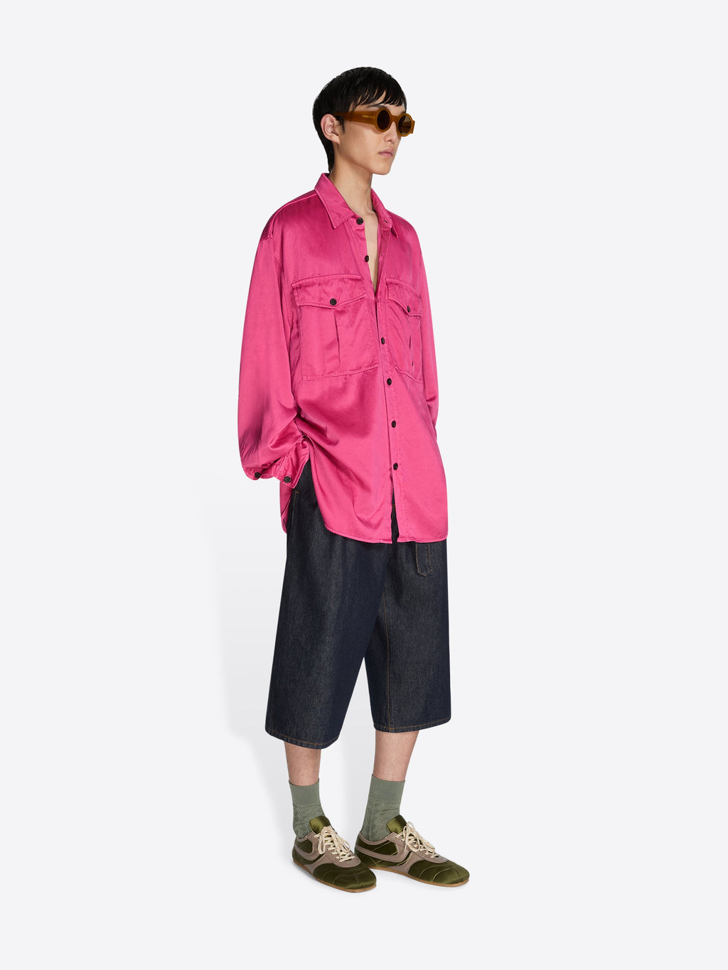 Overdyed Cupro Shirt