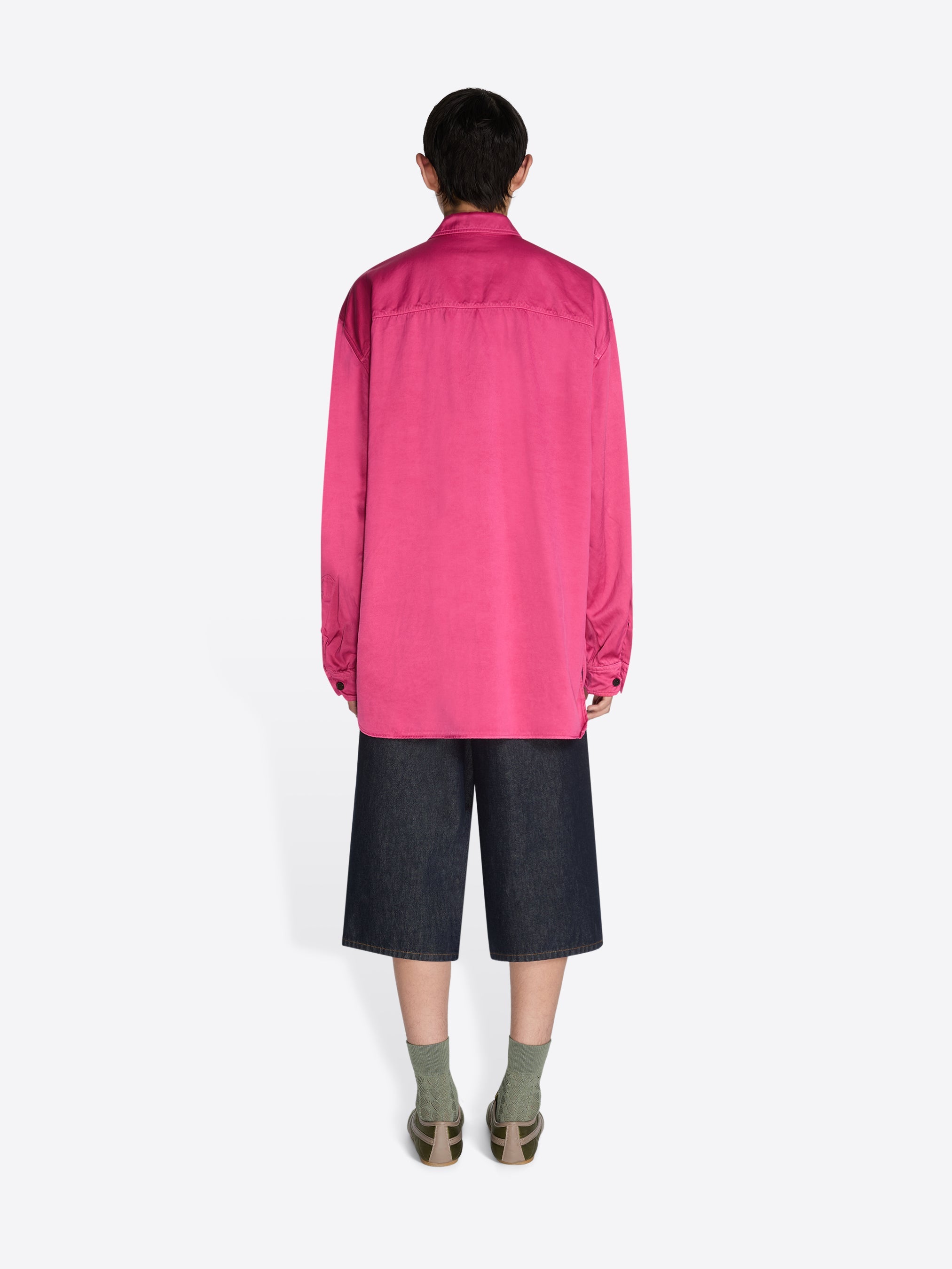 Overdyed Cupro Shirt